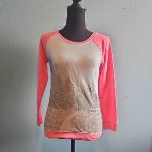 Cat & Jack Pink and Gray Kids Sweater